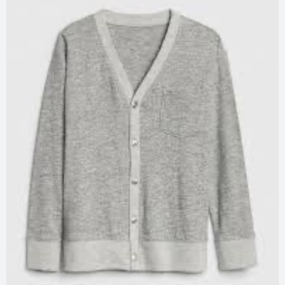 GAP Kids, Marled cardigan sweatshirt